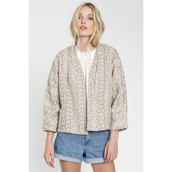 Anthropologie dRA Los Angeles Patio Textured Artist Jacket Women's Medium - Picture 1 of 13